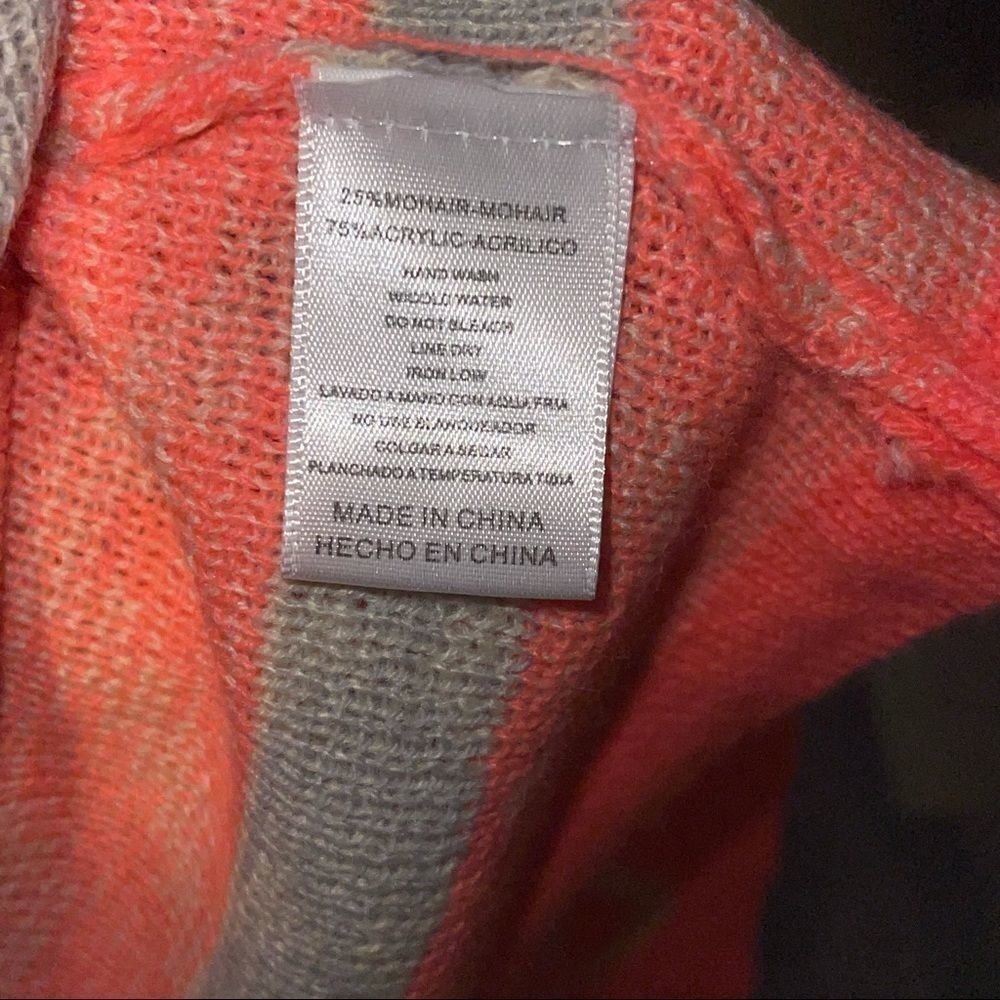 B-Sharp Geometric Pattern Open Cardigan - Picture 3 of 4
